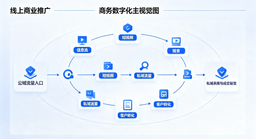 清原满族自治县线上商业推广怎么做？全域流量闭环搭建与低成本转化实战指南
